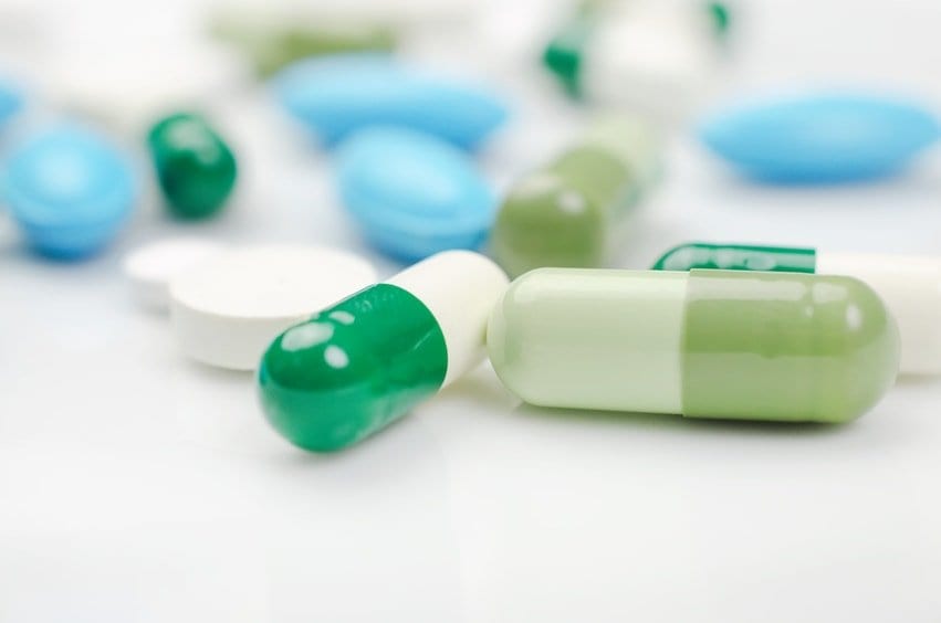 Grünblaue Pillen Grüne und blaue Pillen