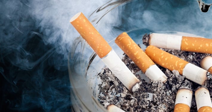 VHF-Risiko steigt mit der Anzahl der gerauchten Zigaretten